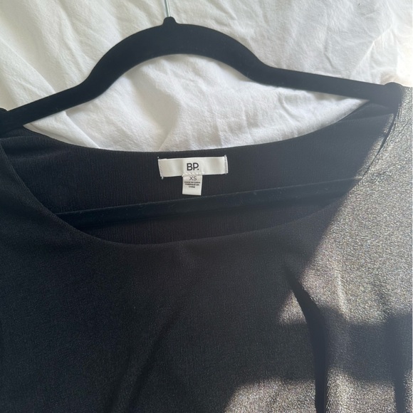 BP black long sleeve crop top size XS - Picture 2 of 3